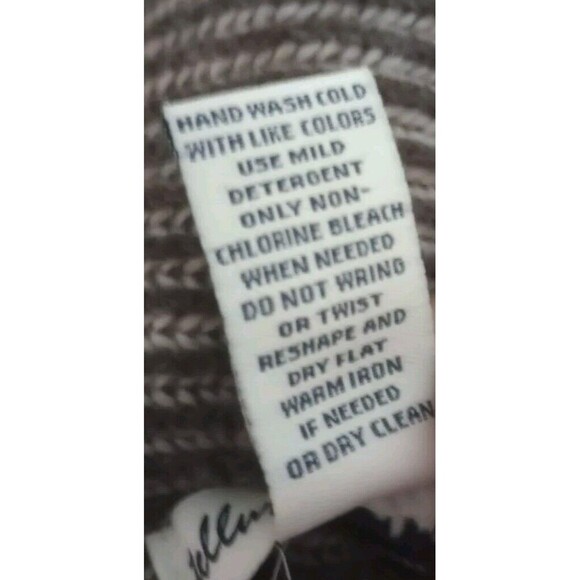 Telluride Clothing Company Cardigan Sweater Open Front Brown Wool Blend Medium - Picture 4 of 4